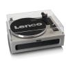 Gramofon Lenco LS-440GY Manualny Napęd paskowy Przedwzmacniacz Bluetooth Szary