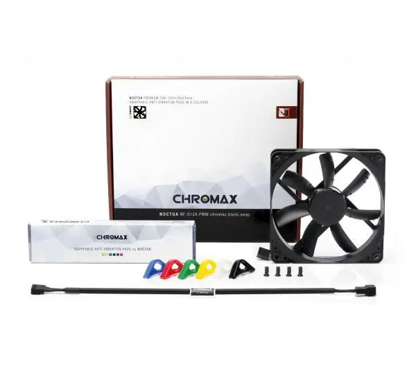 Noctua NF-S12A PWM chromax.black.swap 120mm Czarny