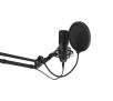 Mikrofon Krux Edis 1000 Przewodowy Pojemnościowy Czarny