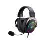 Słuchawki przewodowe z mikrofonem Havit H2002P RGB Nauszne Czarny