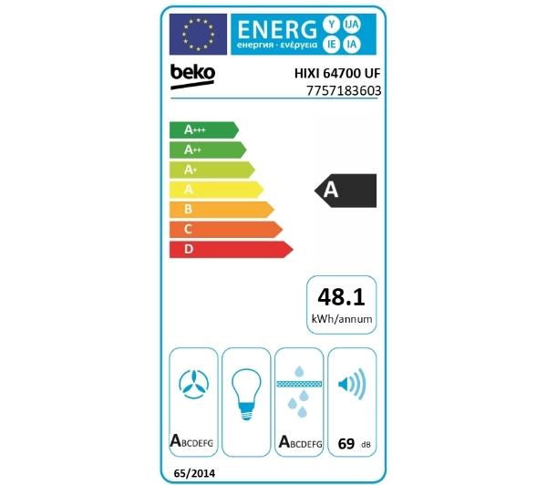 Beko bPro700 HIXI 64700 UF IndyFlex 60cm - DRUGI -30%, ALBO 5-TY ZA 1ZŁ - Kup na Raty - RRSO 0%