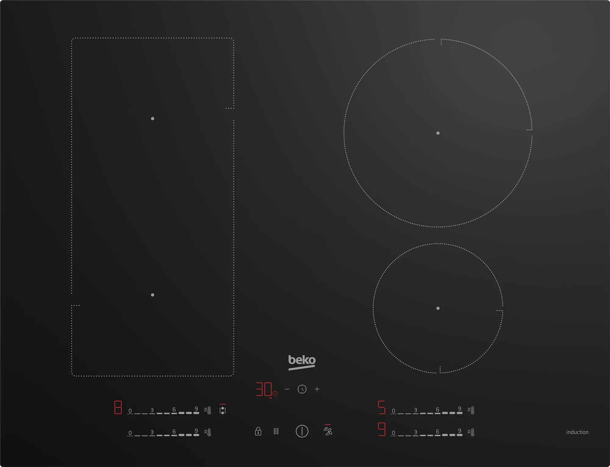 Płyta indukcyjna Beko bPro500 HII74700UF 69cm