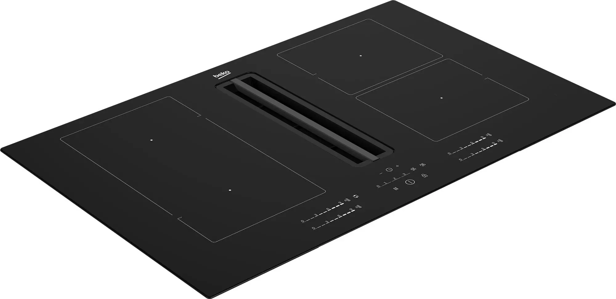 Płyta indukcyjna z okapem Beko bPro700 HIXI 84700 UF IndyFlex 82cm