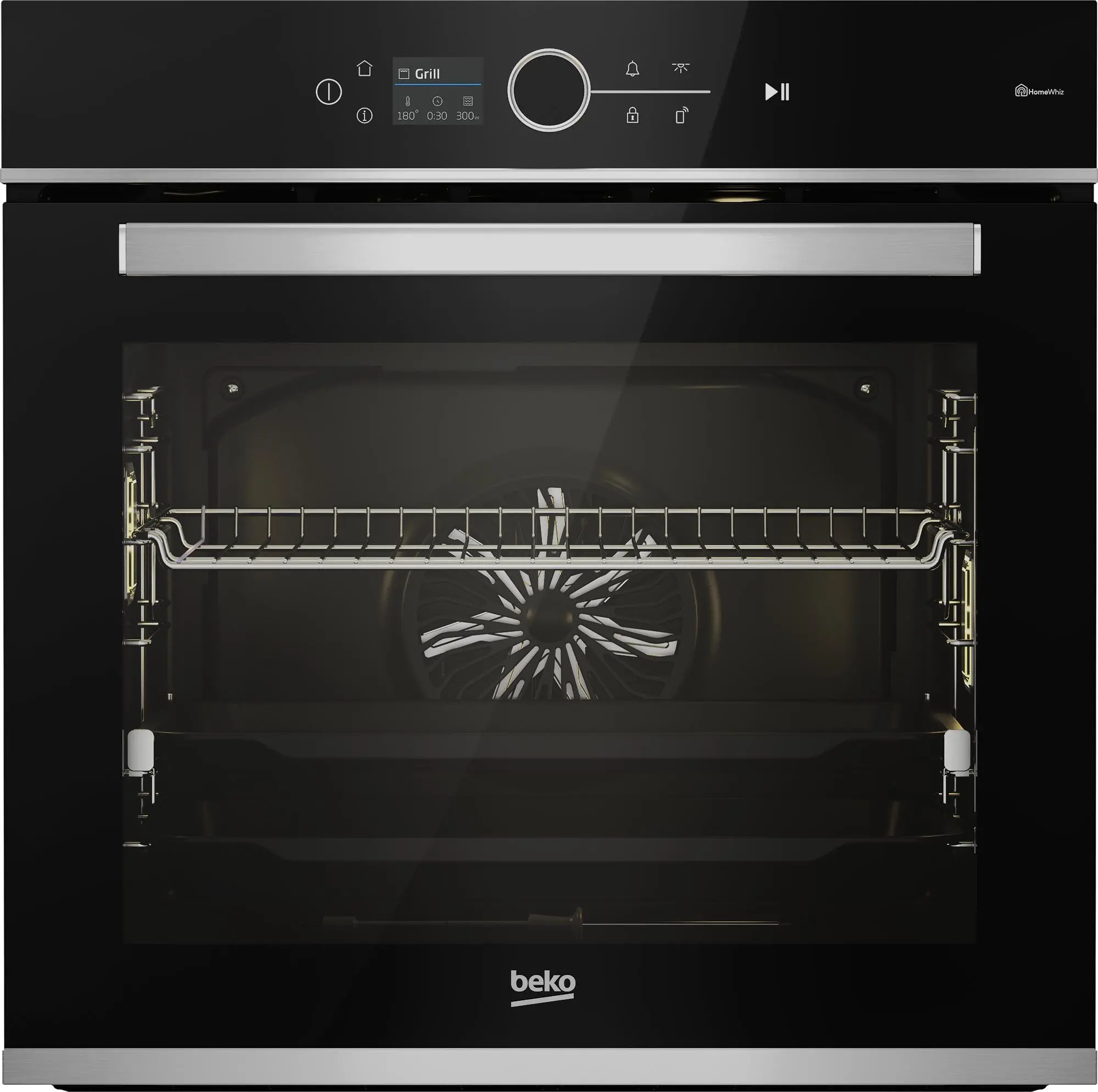 Piekarnik elektryczny Beko BBIMM13500XMSW bPro700 AeroPerfect Termoobieg Termosonda Zdalne sterowanie Czarny