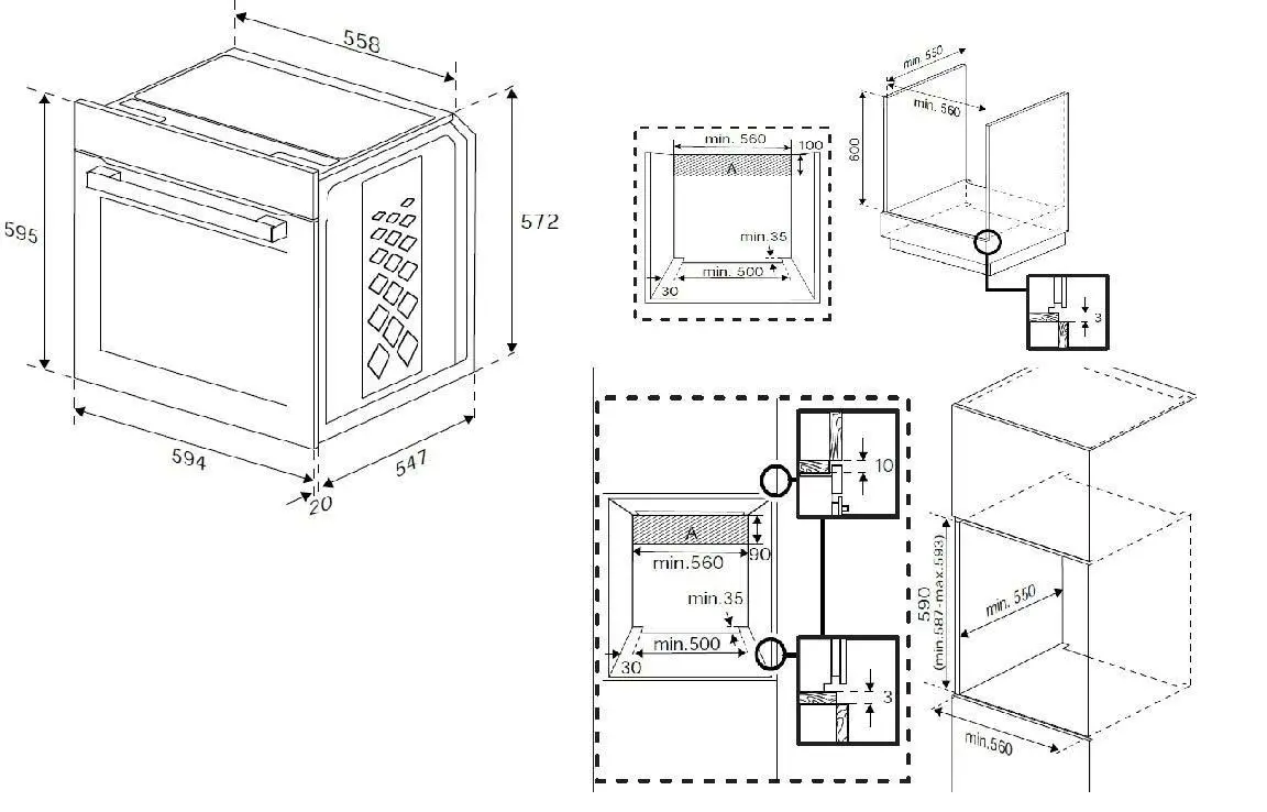 Piekarnik elektryczny Beko BBIM13300XDN b300 AeroPerfect Termoobieg Czarny