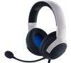Słuchawki przewodowe z mikrofonem Razer Kaira X Playstation Nauszne Czarno-biały