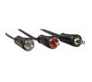 Kabel  audio Hama 00205109 jack 3,5mm 0,75m Czarny