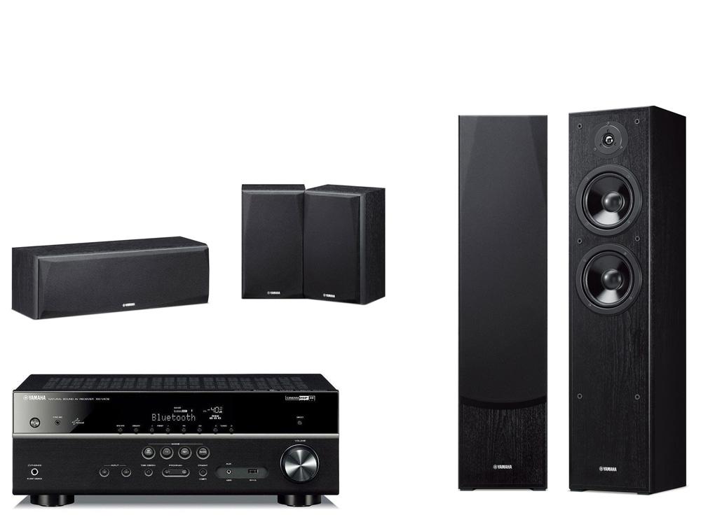 Zestaw kina Yamaha RX-V479, NS-F51/NS-P51 (czarny)