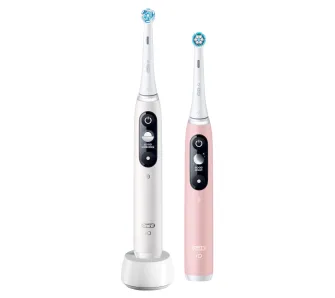 Zestaw szczoteczek magnetycznych Oral-B iO Series 6 Duo White&Pink