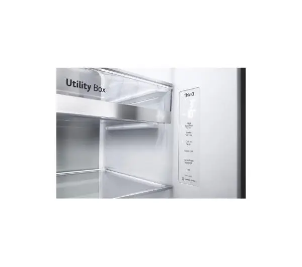 LG InstaView GSXV90MCDE Funkcje AI Pełny No Frost 179cm Dystrybutor wody Zdalne sterowanie Ciemny grafit mat - DRUGI -30%, ALBO 5-TY ZA 1ZŁ - Kup na Raty - RRSO 0%