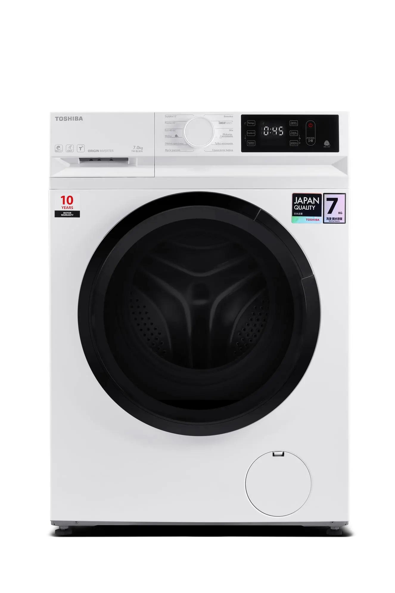 Pralka Toshiba TW-BL80A2PL (WK) Slim 7kg 1200obr/min Zdalne sterowanie