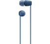 Słuchawki bezprzewodowe Sony WI-C100 Dokanałowe Bluetooth 5.0 Niebieski
