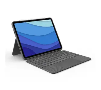 Klawiatura Logitech Combo Touch iPada Pro 11 1,2,3 gen. Szary