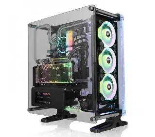 Thermaltake DistroCase 350P Tempered Glass  Czarny - Kup na Raty - RRSO 0%
