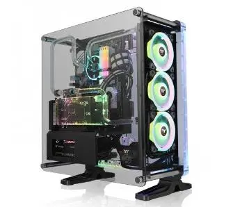 Obudowa Thermaltake DistroCase 350P Tempered Glass  Czarny