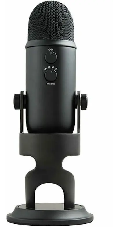 Mikrofon Blue Yeti Blackout Przewodowy Pojemnościowy Czarny