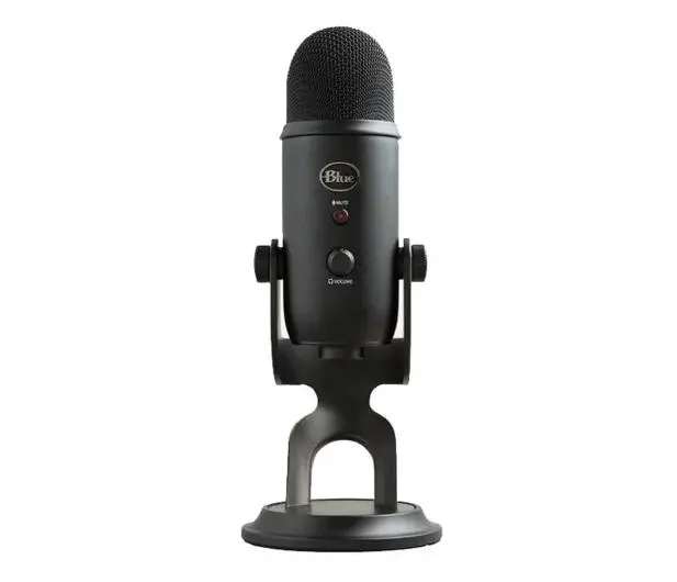 Mikrofon Blue Yeti Blackout Przewodowy Pojemnościowy Czarny