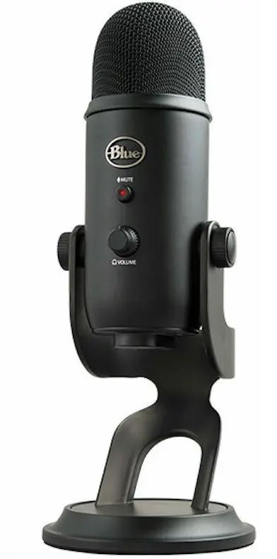 Mikrofon Blue Yeti Blackout Przewodowy Pojemnościowy Czarny