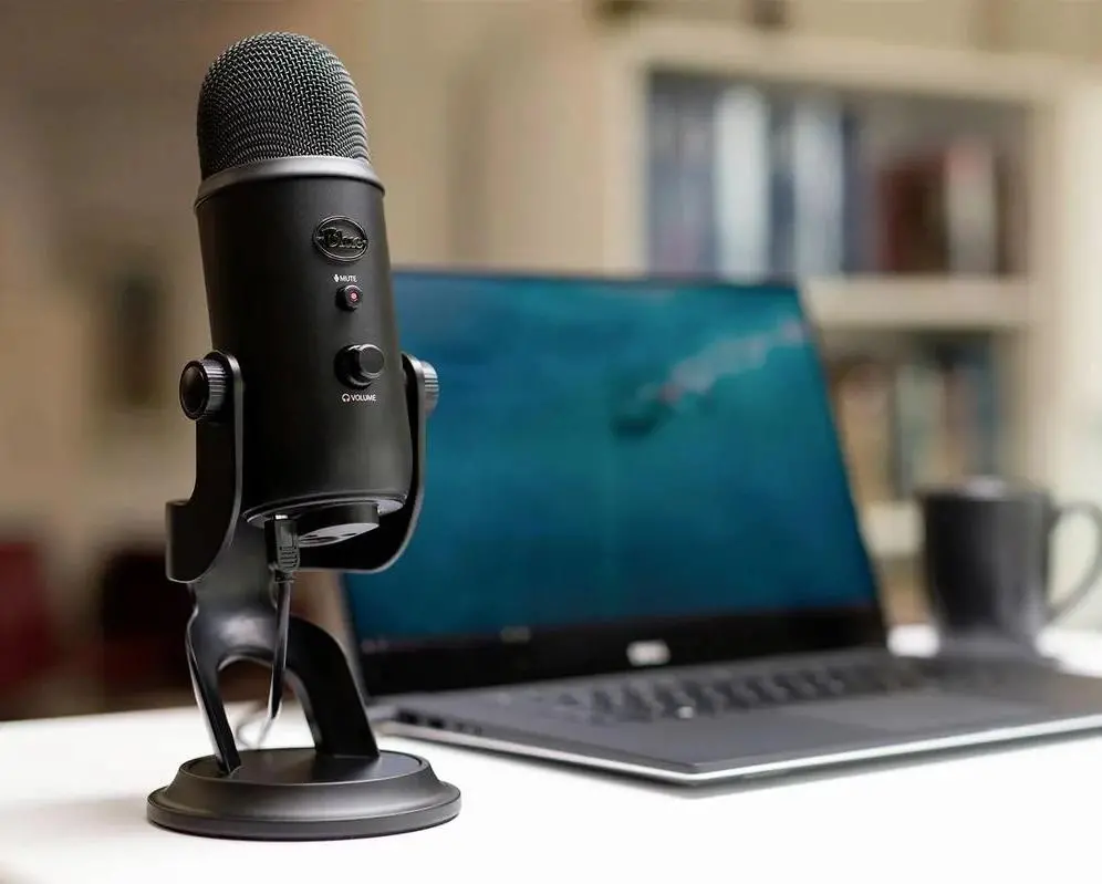 Mikrofon Blue Yeti Blackout Przewodowy Pojemnościowy Czarny