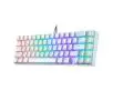 Klawiatura mechaniczna Motospeed CK67 RGB Blue Switch  Biały