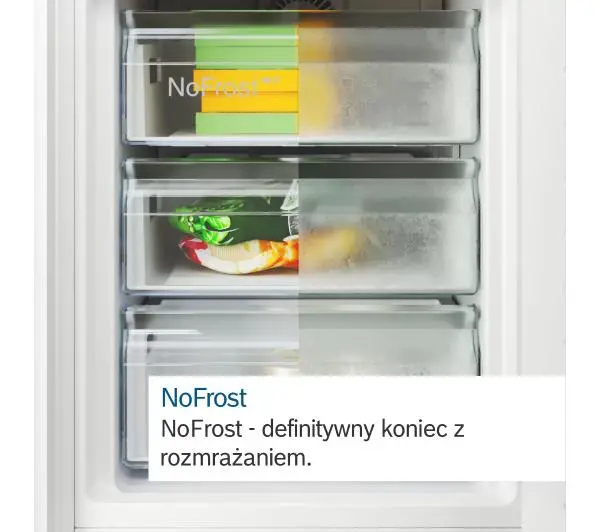 Bosch Serie 4 KGN367LDF Pełny No Frost 186cm Szuflada z kontrolą wilgotności Srebrny - Kup na Raty - RRSO 0%