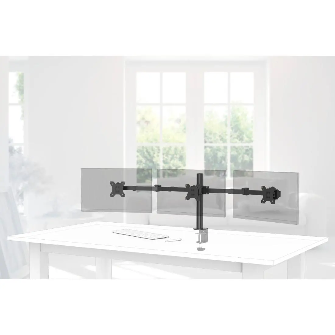 Uchwyt do monitora Hama 118495 na 3 ekrany od 13" do 27" Max 7kg