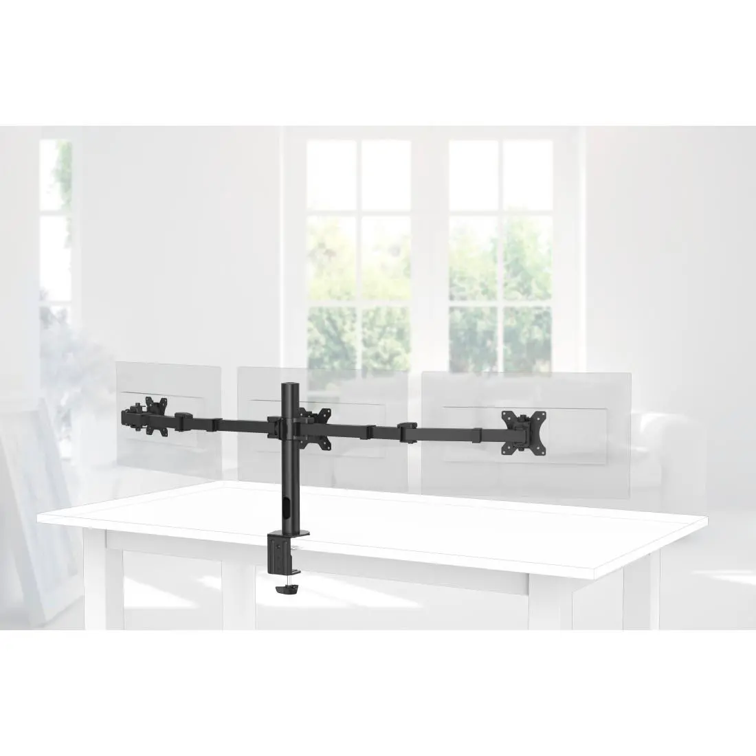 Uchwyt do monitora Hama 118495 na 3 ekrany od 13" do 27" Max 7kg