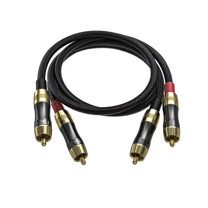 Kabel  audio FiiO LR-RCA2 0,5m Czarny