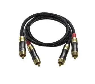 Kabel  audio FiiO LR-RCA2 0,5m Czarny