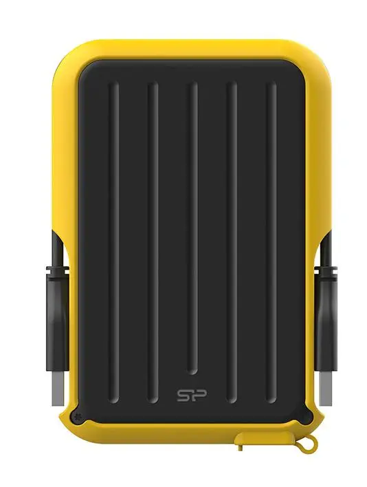 Dysk Silicon Power Armor A66 2TB HDD USB 3.2  Złoty/Żółty