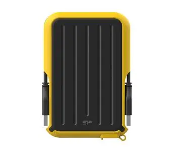 Dysk Silicon Power Armor A66 2TB USB 3.2  Złoty/Żółty