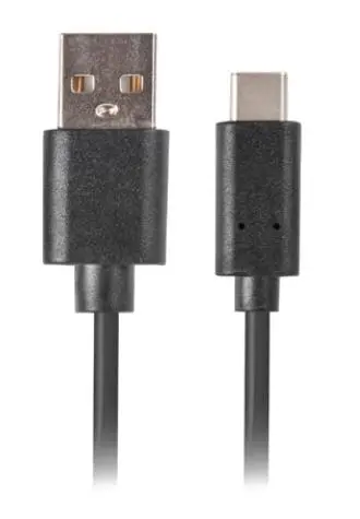 Kabel Lanberg USB do USB-C 0,5m Czarny