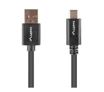 Kabel Lanberg USB do USB-C QC 3,0 1m Czarny