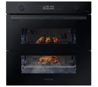 Piekarnik elektryczny parowy Samsung NV7B4545VAK Dual Cook Flex Termoobieg Zdalne sterowanie Czarny