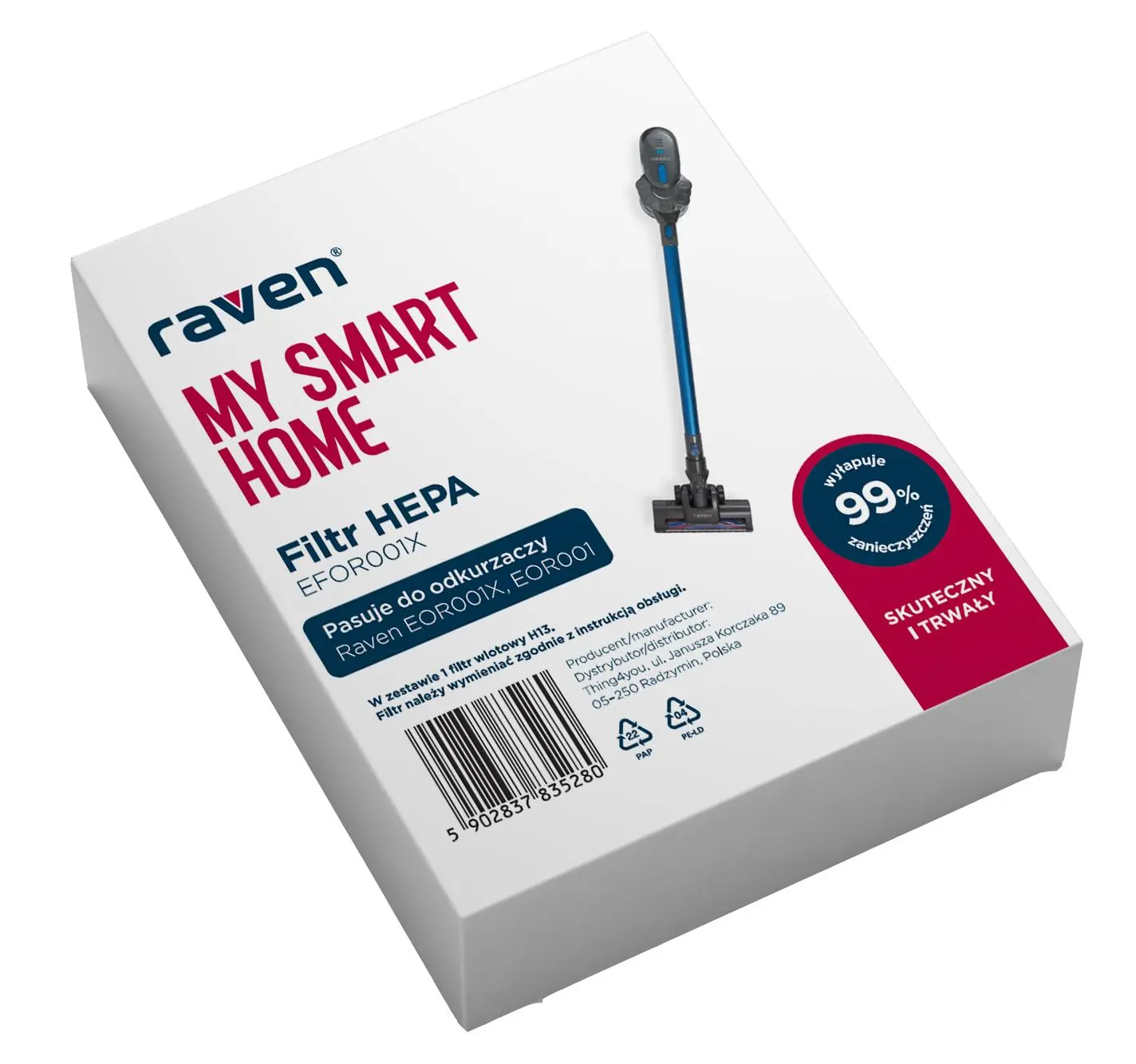 Filtr do odkurzacza Raven EFOR001X 1szt.