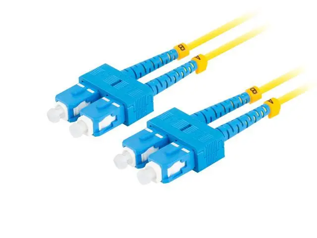 Kabel światłowodowy Lanberg FO-SUSU-SD11-0100-YE 10m Żółty