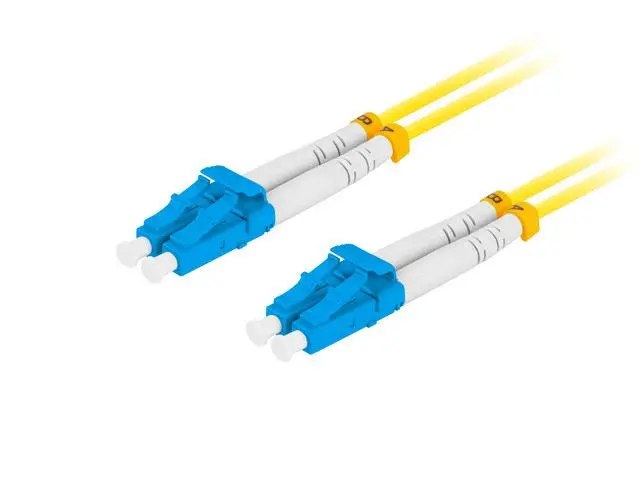 Kabel światłowodowy Lanberg kabel światłowodowy FO-LULU-SD11-0010-YE 1m Żółty