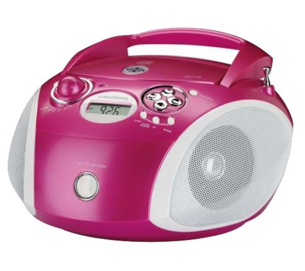 Radioodtwarzacz Grundig RCD 1440 USB/MP3 (różowy)