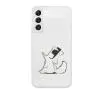 Etui Karl Lagerfeld Choupette Eat KLHCS22MCFNRC do Samsung Galaxy S22+ Przezroczysty