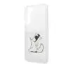 Etui Karl Lagerfeld Choupette Eat KLHCS22MCFNRC do Samsung Galaxy S22+ Przezroczysty