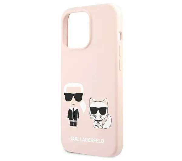 Karl Lagerfeld Silicone Karl & Choupette KLHCP13LSSKCI do iPhone 13 Pro/13