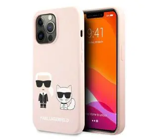 Karl Lagerfeld Silicone Karl & Choupette KLHCP13LSSKCI do iPhone 13 Pro/13