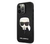 Etui Karl Lagerfeld Saffiano Ikonik Karl`s Head KLHCP13LSAKHBK do iPhone 13 Pro / 13