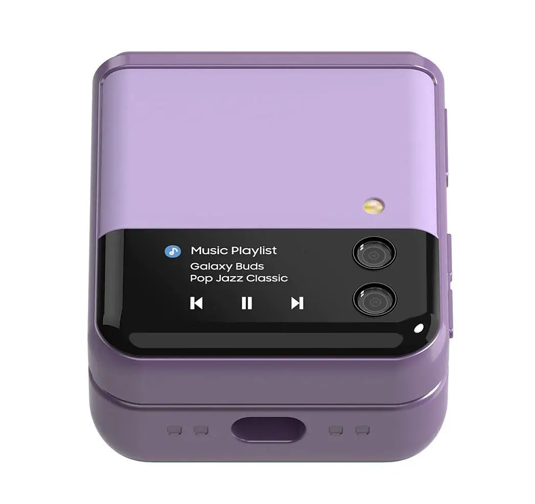 Etui na słuchawki Samsung GP-FPR177AMAEW Anymode Galaxy Buds Z Flip 3 Cover do Galaxy Buds 2 Fioletowy