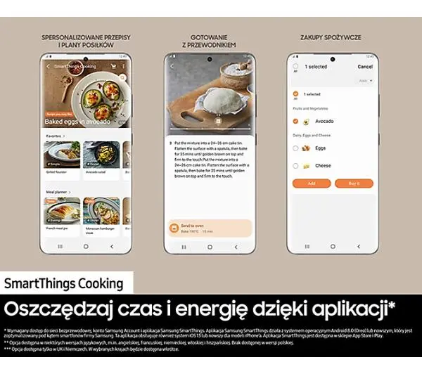 Samsung NV7B4045VAK Natural Steam Termoobieg Zdalne sterowanie Czarne szkło - Kup na Raty - RRSO 0%