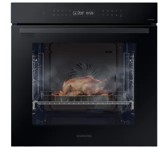 Piekarnik elektryczny parowy Samsung NV7B4045VAK Natural Steam Termoobieg Zdalne sterowanie Czarne szkło