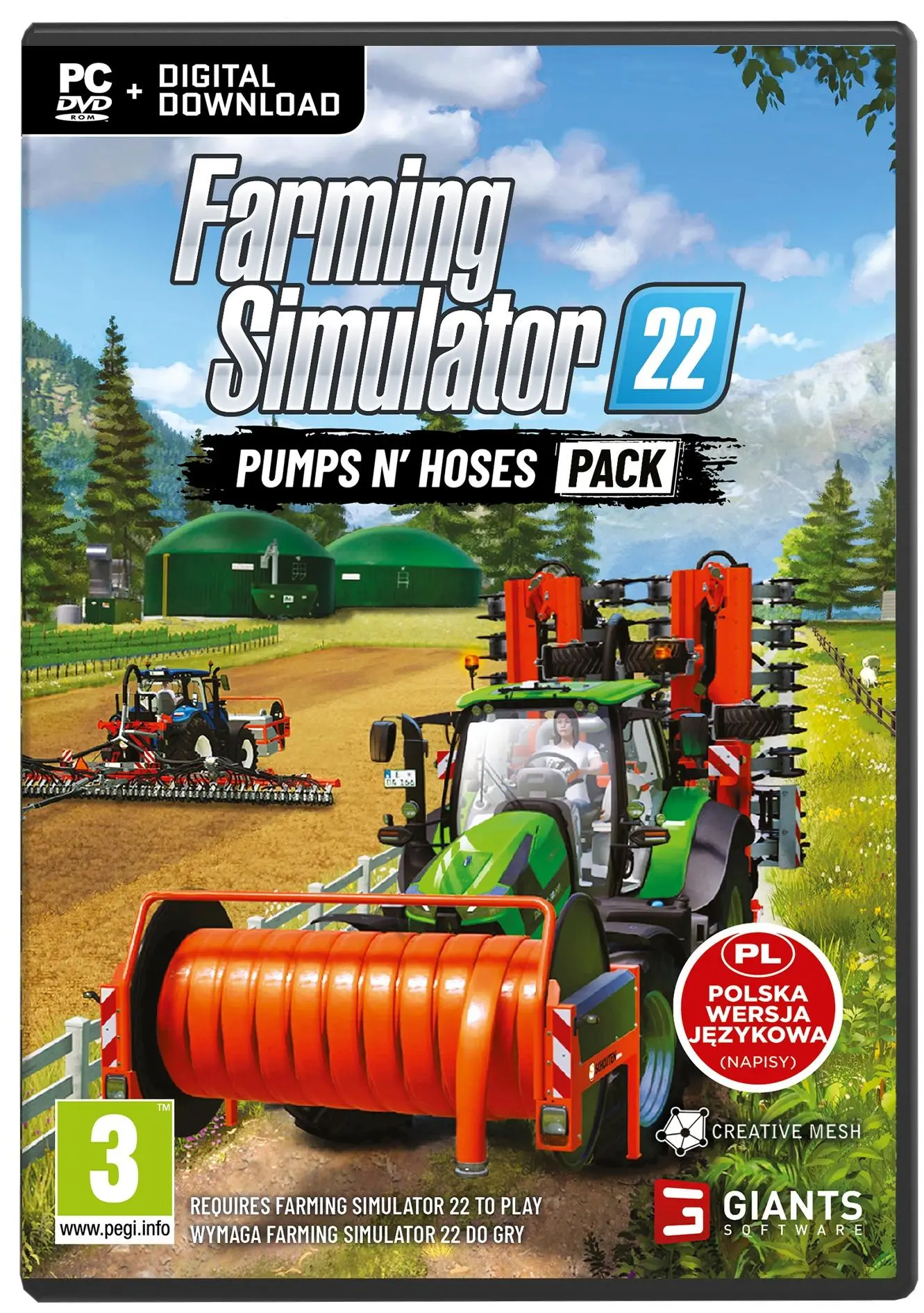 Farming Simulator 22 Pakiet Pumps N" Hoses Dodatek do gry na PC