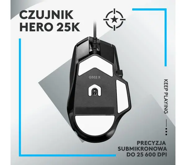 Logitech G502 X Czarny