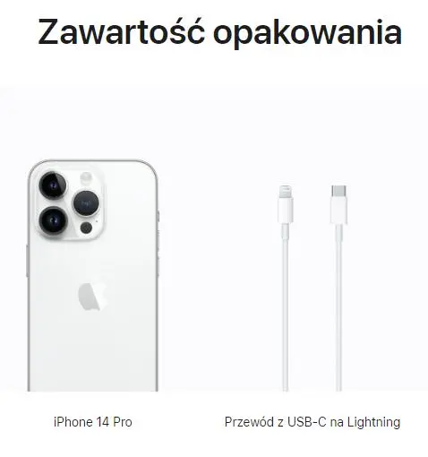 Apple iPhone 14 Pro 1TB 6,1" 120Hz 48Mpix Srebrny