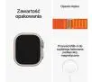 Apple Watch Ultra GPS - Cellular 49mm koperta tytanowa - opaska Alpine rozmiar S pomarańczowy